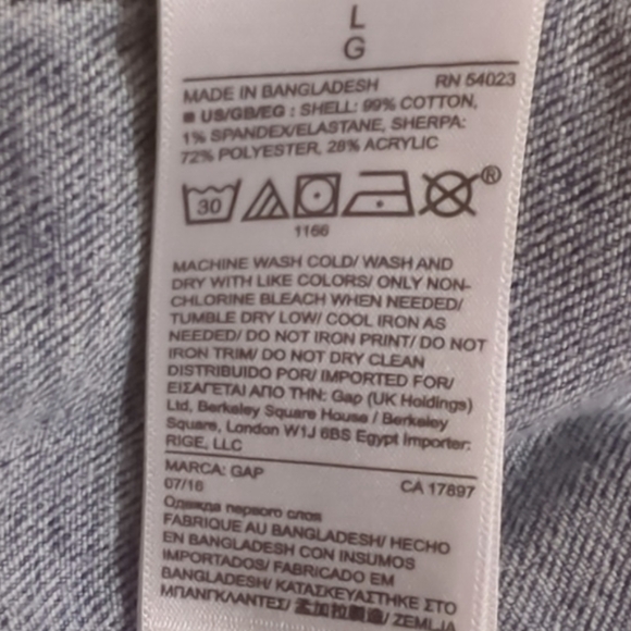 Denim Jacket Sherpa Lining Old Navy - Picture 8 of 8